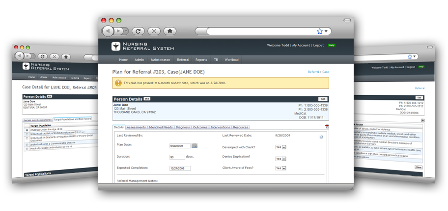 The NRS Web Application Helps Streamline Nursing Documentation for the County of Ventura The NRS Web Application Helps Streamline Nursing Documentation for the County of Ventura